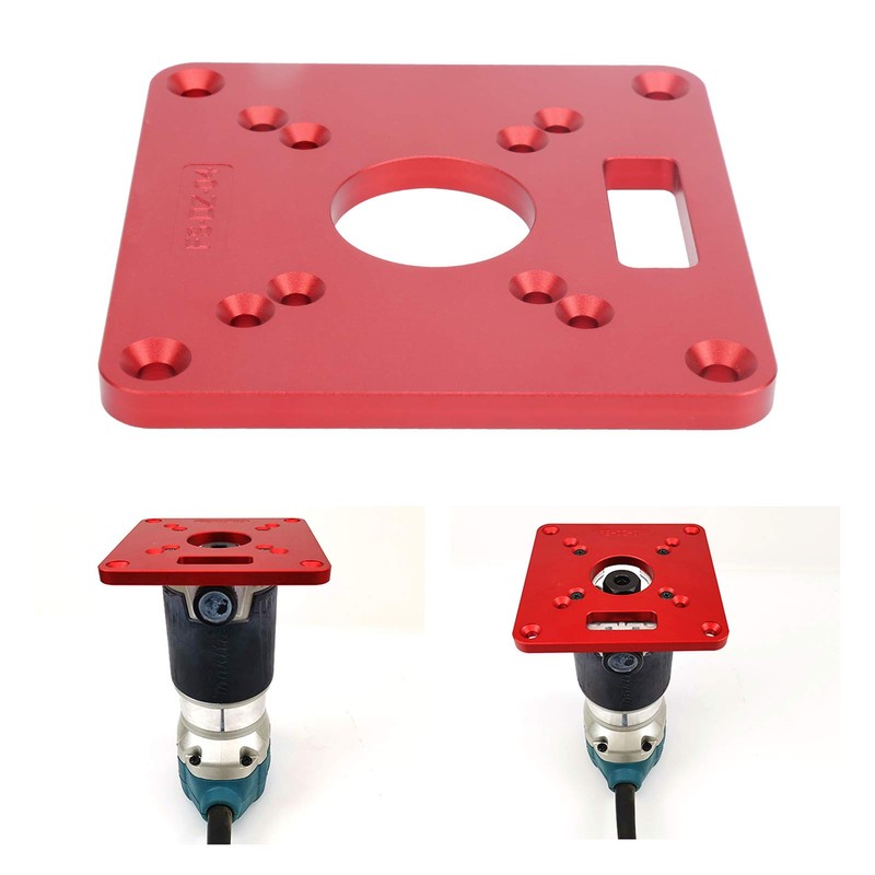 Router Base, Aluminum Alloy Trimming Flip Board, Router Sub Base
