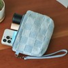 BBORGDC Stylish Women's Denim Wristlet Clutch Purse with Cell Phone