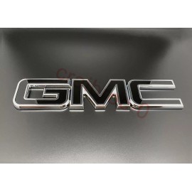 GMC Black Chrome Tailgate Rear Emblem Badge GMC Canyon Sierra 1500 2500HD 3500HD