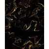 Black and Gold Marble Composition Notebook - Large Ruled Notebook