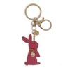 byDream Rabbit Key Chain, Cowhide Leather, Leather, Stylish, Cute, Rabbit