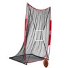 ZELUS 7x4 ft Football Kicking Net, Portable Football Throwing Net