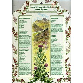 Medium Traditional Scottish Recipes Cutting Board 12" X 8 3/8"