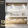FookChak 10in Dome Pendant Light White Kitchen Island Pendant Lighting
