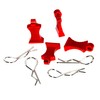 Body Clips Pins Compatible with 1/8 1/10 1/12 Traxxass Axials