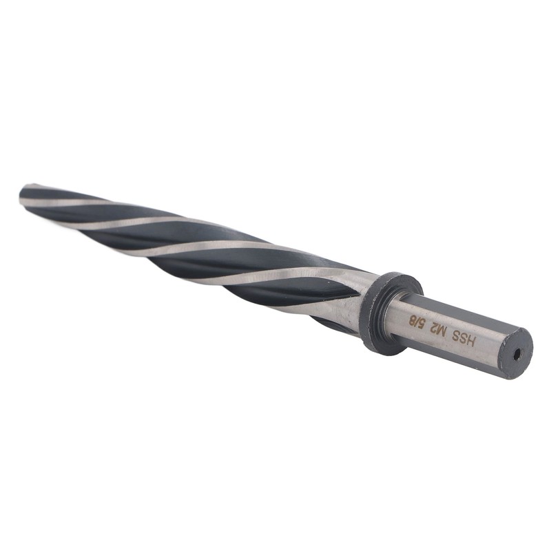 Construction Reamer 5 Flute 5/8in 12.7mm Diameter Round Shank Spiral