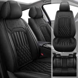 Unbranded Car Accessories 5-Seat Covers Cushion Fuax Leather For Hyundai Sonata 2004-2014