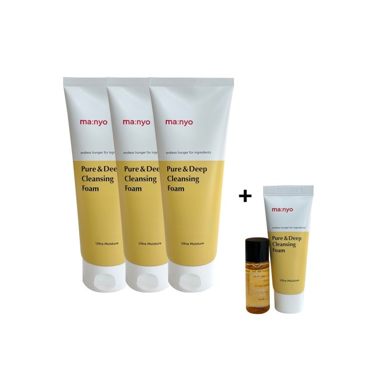 Manyo Factory Large Size Pure Cleansing Foam 200ml x 3