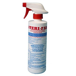 Steri-Fab Bactericide, Sanitizer, Fungicide, Mildewcide, Insecticide, Deodorant & Virucide - 1 Bottle (16 oz)