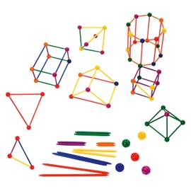 Betzold - Geometrie Steckbaukasten 330 Bauteile - Mathematik-Lehrmittel Grundschule