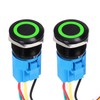 DMiotech 2 Pcs 22mm / 7/8" Push Button Switch, IP66