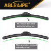 ABLEWIPE 22"&18" Windshield Wiper Blades Fit For Mazda 6 2003-2008