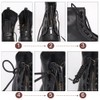 PH PandaHall Leather Lace-in Boot Zipper Inserts, 6.1 x 2.1
