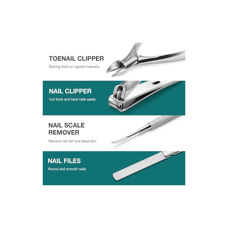 Professional Pedicure Knife Set - Stainless Steel Foot Care Tools