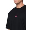 HUGO, Small Logo Block Cotton T-Shirt, Black Carbon, XXL