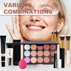 FantasyDay All-in-one Makeup Gift Sets | Xmas Makeup Kit for Women Girls Essential Cosmetic Bundle Travel Make-up Include Eyeshadow Lipstick Blush Concealer Eyeliner Lipgloss Mascara Eyebrow Pencil