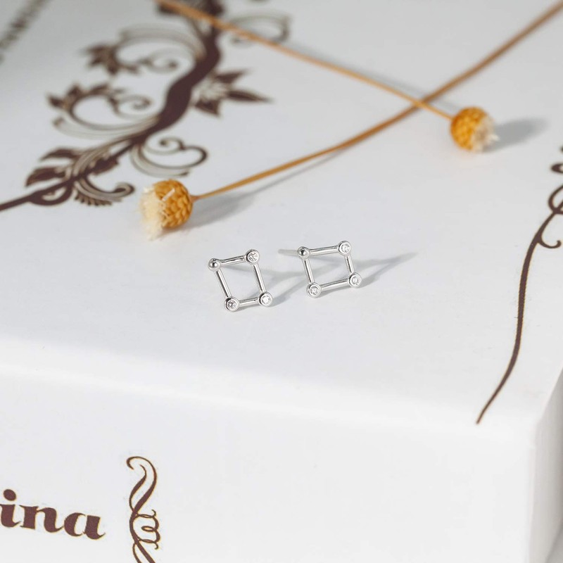 VIKI LYNN Ladies Girls 925 Sterling Silver CZ Zodiac Sign