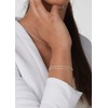 Annika Bella Double-Layered Sterling Silver Bracelet, Length 6.75-7.75 Inches, Stranded