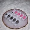 [Handmade nail tip] blushonme - long stiletto / [수제네일팁] blushonme