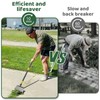Garden Flat Shovel,74" Ice Scraper for Driveway Sidewalks, Floor Ice