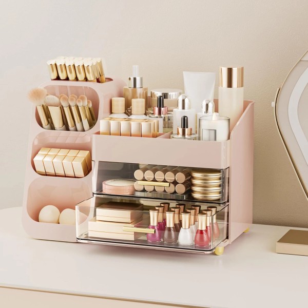 Does not apply Makeup Organizer with Drawers for Vanity, Spacious