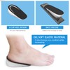 URAQT Height Increase Insole Gel, 2 Pairs of Elevation Shoe