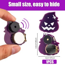 BTFO BTFO Cricket Noise Maker, Pumpkin Wizard Style Annoying Noise Machine Cricket Noise Items with 16 Sounds Noise Beeping Maker Hidden Cricket Noise Stuff for Home School Party (Purple)