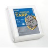 GUARD SHIELD Heavy Duty Tarp 12x12 Feet White Multi Purpose