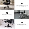 GIOVARA Pack of 5 Glide Castors for Office Chair Wheel