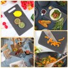 6 Pcs Plastic Cutting Boards Small Cutting Board Set Bar