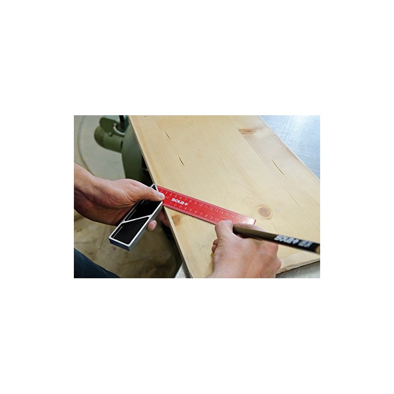 Sola SRC Carpenter's Square 250 x 145 mm Black