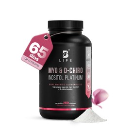 B Life | Myo y D-Chiro Inositol | Ratio 40:1 | 260 cápsulas | 2000 mg por porción | Ingredientes Naturales | Myo & D-Chiro Inositol Platinum.