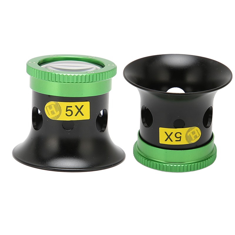 Eye Loupe 5X Magnification Aluminium Alloy Sapphire Glass Wear Resistant