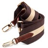 AAFAYAA Adjustable shoulder strap for bag (brown & beige)