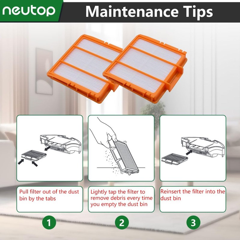 Neutop Replacement Filters Compatible with All Shark AI AV2501S AV2501AE
