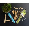 Bamboo Travel Utensils - To-Go Ware Utensil Set with Carrying