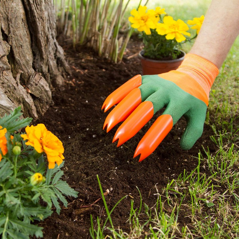 Gardening Gloves with Claws, 1 Set of 2 Gloves Unisex