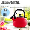 Chantal 1.8 QT Kettle, Buttons Series, Premium Enamel on Carbon