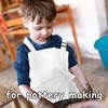 MEOGETY 2Pcs Kids Chef Apron for Cooking Kitchen Baking, Kids