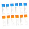 CIYODO 500pcs Graduated Test Tubes with Screw Lids Leak Tubes