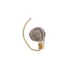 NSI 75111CQ Pull Chain Switch, Off-On-On-On Circuit Function, SP3T, Brass
