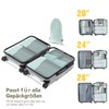 Compression Packing Cube Set with Compression 6-Piece Suitcase Organiser Travel