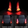 SAUTVS LED Taillights for Can-Am Ryker, LED Smoked Black Tail