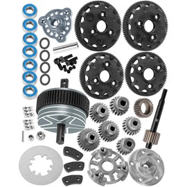 RCYouHott RC Upgrades Part Transmission Gears Spur Gear(48-Pitch) 76T 83T 86T 90T Spur Gear with 17T/19T/21T/23T/25T/27T Pinions Gear for 1/10 Slash/Rustler/Stampede/Bandit 2wd VXL,Titanium