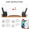 Obstal 4ft Stretch Spandex Table Cover for Standard Folding Tables