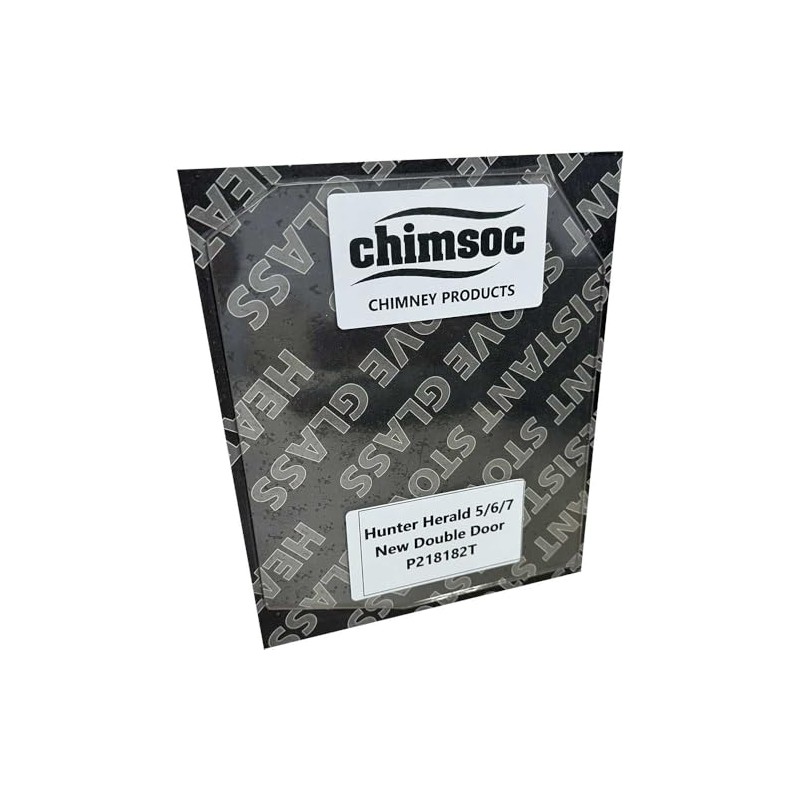 Chimsoc Replacement Stove Glass - Hunter Herald 5/6/7 (New) Double