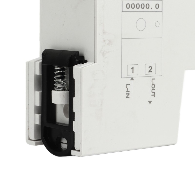 Single Phase Energy Meter LCD Display DIN Rail 2P Total