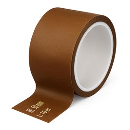 VANSUKY PTFE Teflon Tape 50 mm x 10 m - Heat Resistant Non-Stick Tape for Industrial Applications, 3D Printing & Vacuum Sealer (50 mm)