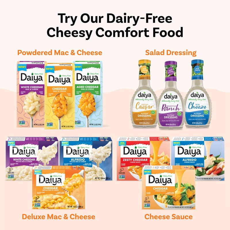 Daiya Dairy Free Gluten Free Alfredo Deluxe Mac & Cheese,