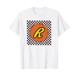 Reese's Peanut Butter Cups Checkered Background Logo T-Shirt